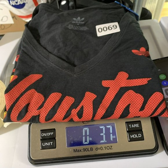 Houston Rockets NBA Small Adidas Casual Black‎ T-Shirt Adult New Women - Picture 10 of 10